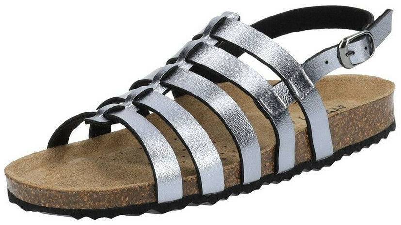 Geox Sandals grey Metallic Anthracite Sandalias mujer