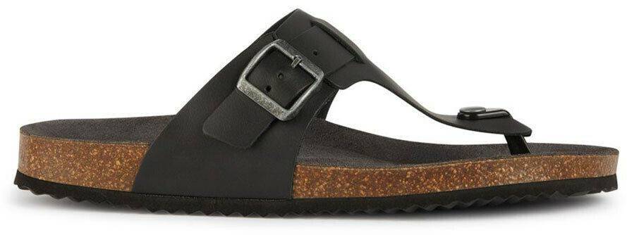 Sandalias hombre Geox U Sandal Ghita D Flip-Flop black