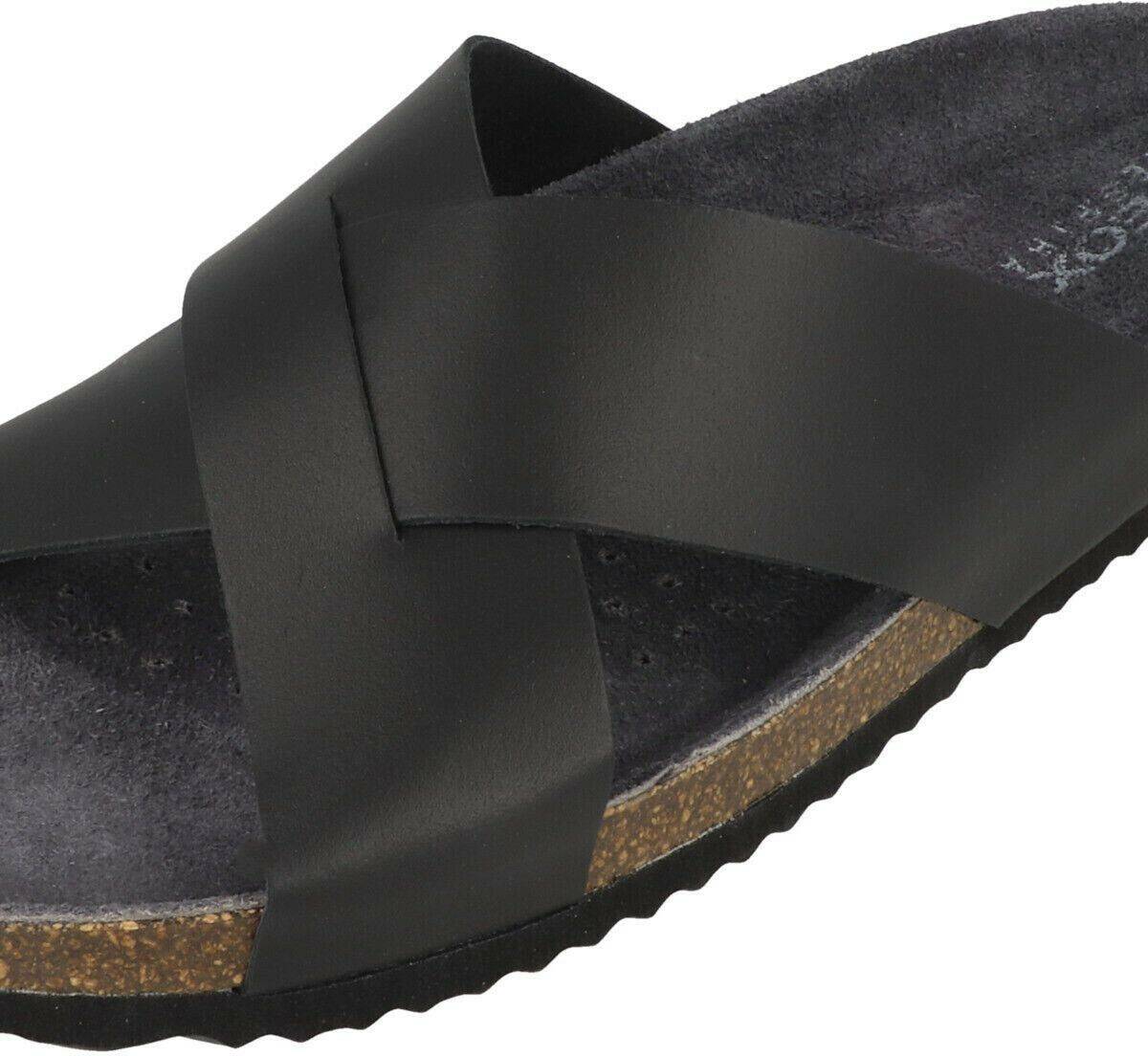 Geox U Ghita D Slide Sandal black Sandalias hombre