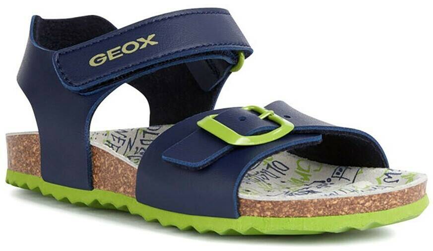 Geox J Ghita Boy Sandal navy lime Calzado infantil