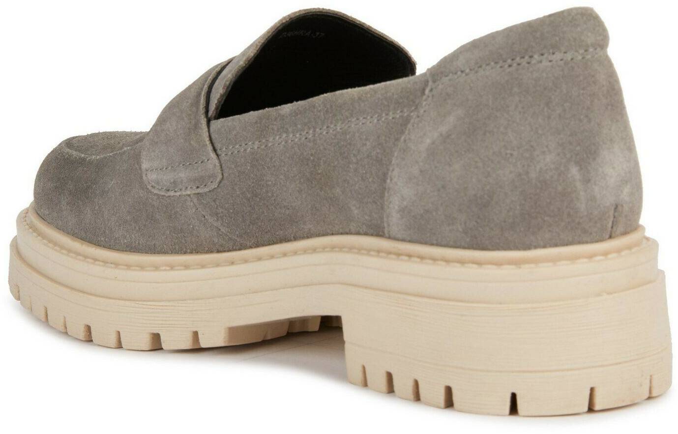 Geox D IRIDEA A Moccasin DK Stone Zapatos cerrados de mujer