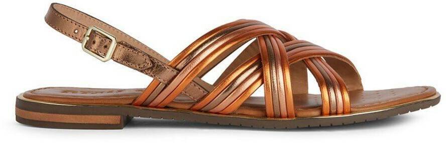 Sandalias mujer Geox Sandalette SOZY PLUS smooth leather brown