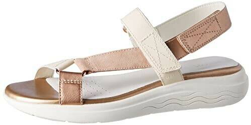 Sandalias mujer Geox Spherica Ec5 (D25ADA08522) cream/dark skin