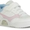 Geox J ILLUMINUS Girl A Sneaker white pink Calzado infantil