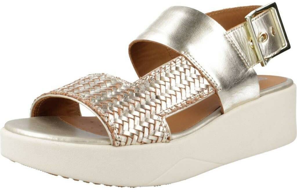 Geox D LAUDARA Sandal lt gold Sandalias mujer