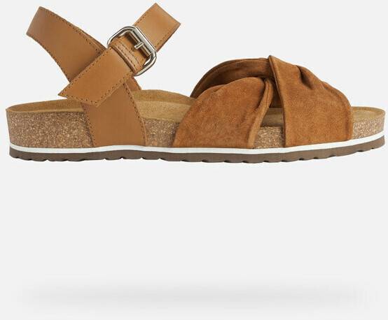 Sandalias mujer Geox Spensierata (D25LUC000CFC) cognac