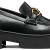 Zapatos cerrados de mujer Geox Slipper Moccasin SPHERICA smooth leather black