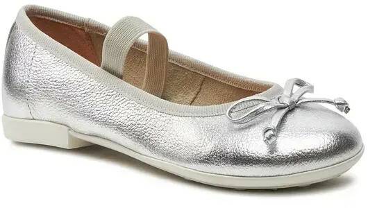 Geox Jr Plie' J4555D 00044 C1007 S Ballerinas silver Calzado infantil