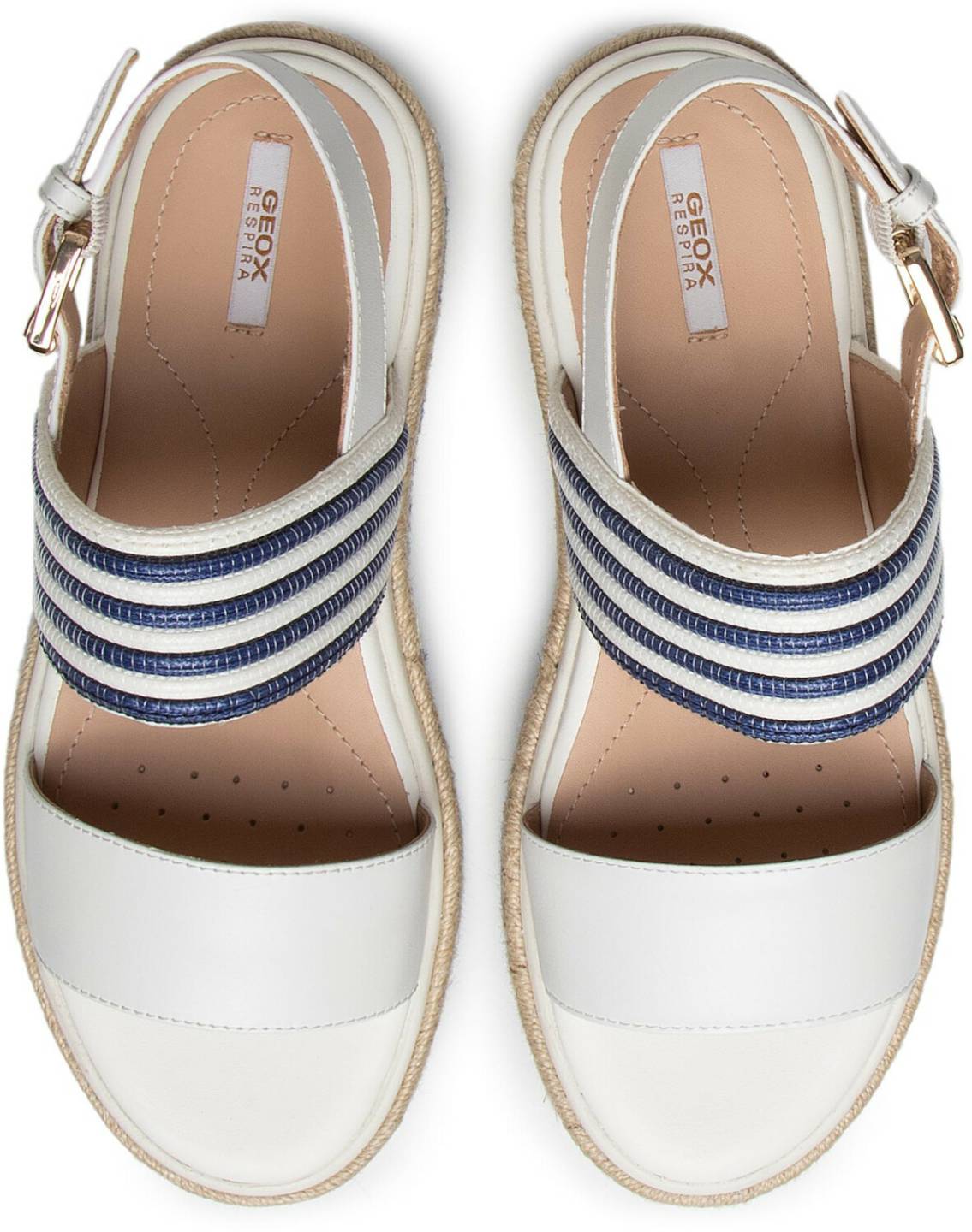 Geox Leelu'e (D02GFE 04311 C0006) white/blue Sandalias mujer