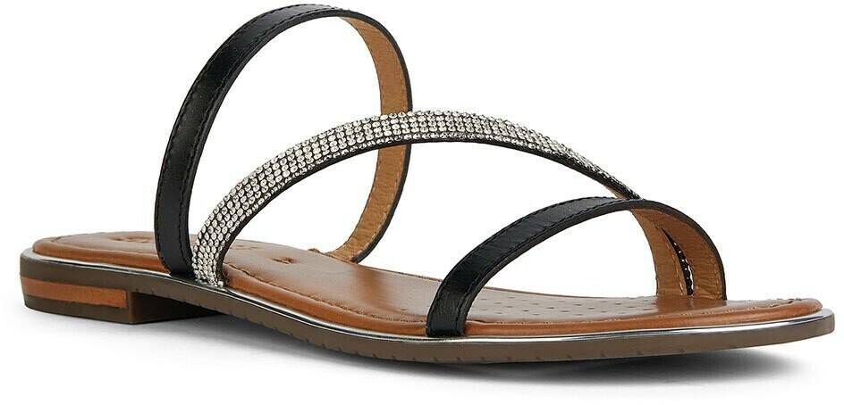 Geox Sozy Plus Sandals black silver Sandalias mujer