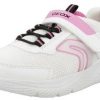 Geox J Sprintye Girl (J25FWC) white/fuchsia Calzado infantil