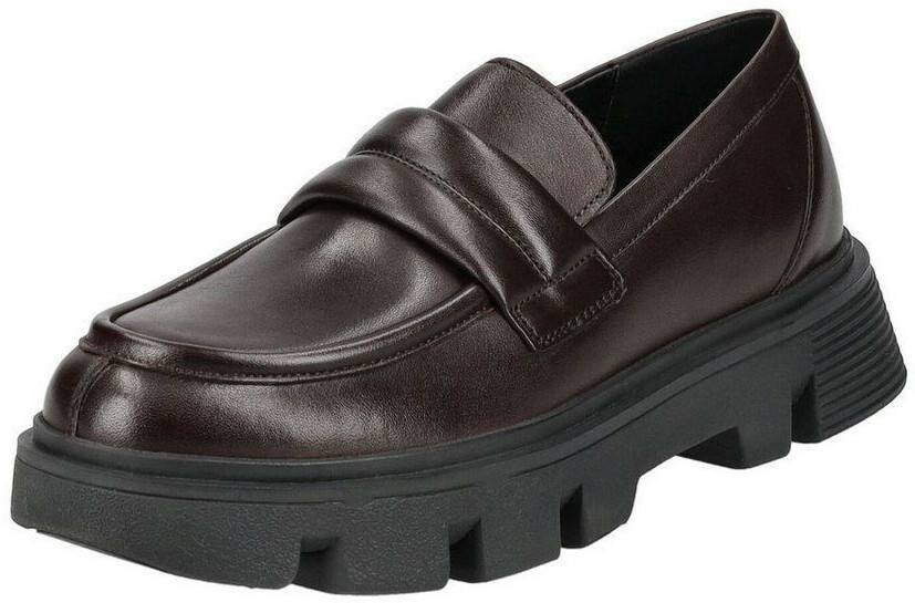 Zapatos cerrados de mujer Geox Slipper brown 19748256