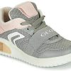 Geox J XLED GIRL Kids shoes Grey Calzado infantil