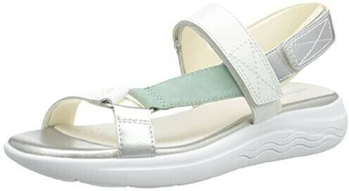 Geox Spherica Ec5w (D25ADA04322) white/mint Sandalias mujer