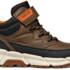 Geox J FLEXYPER Plus Boy brown cotto black Calzado infantil