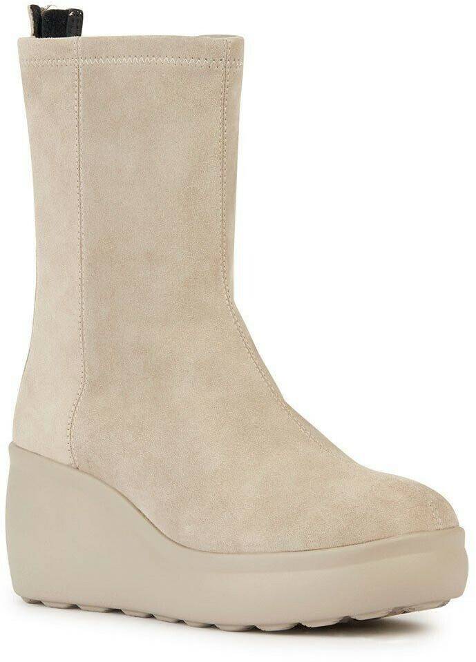 Botines de mujer Geox Spherica Ec9 beige