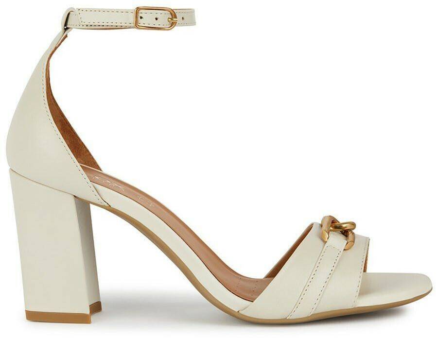 Geox Sandals New Eraklia made of beige leather Sandalias mujer